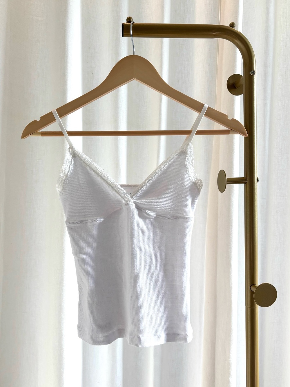 Brandy Melville White Lace Cami